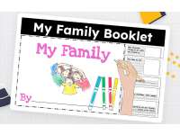 My Family Mini Book – Printable Class Activity preview