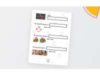 My Favorite Things – Writing & Dialogue Worksheet preview