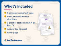 My Limerick Worksheet – 2nd-5th Grade Poetry Practice + Answer Key preview 5