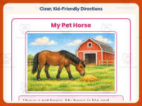 My Pet Horse Reading Comprehension Worksheet – Kindergarten Practice preview 4