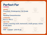 My Pet Lizard Reading Comprehension Worksheet – Kindergarten Practice preview 6