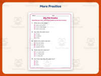 My Pet Snake Reading Comprehension Worksheet – Kindergarten Practice preview 7