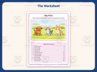 My Pets Reading Comprehension Test Collection – K-1st Grade Practice preview 2