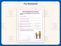 My Teacher Worksheet – 2nd Grade Back to School & Character Education preview 2