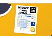 Myspace Classic Template (Editable on Google Slides) preview