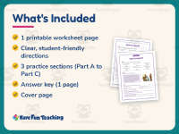 Myths Legends Worksheet – 4th Grade Genres & Story Elements Practice preview 5