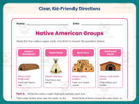 Native American Groups Worksheet – 4th Grade History Practice preview 4