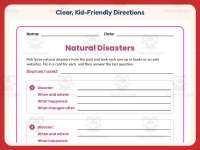 Natural Disasters History Research Worksheet – 5th Grade Science preview 4