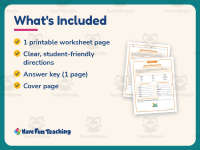 Natural Resources Sorting Worksheet – 4th Grade Environments Practice preview 5