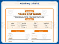 Needs and Wants Sorting Worksheet – 2nd Grade Environments & Resources preview 7