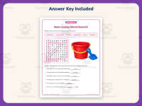 New Jersey Word Search Worksheet – 3rd Grade States Practice preview 3