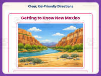 New Mexico Worksheet – 3rd Grade States Practice + Answer Key preview 4