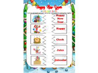 New Year Matching Game for Preschool and Kindergarten preview 2