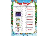 New Year Matching Game for Preschool and Kindergarten preview 3