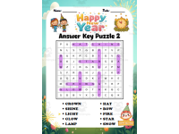 New Year Word Search Puzzle Game Fun Educational Activity for Kinderga preview 2