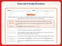 Newton’s Laws Force and Motion Worksheet – 5th Grade Science Practice preview 4