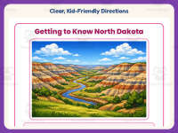North Dakota Worksheet – 3rd Grade States Practice + Answer Key preview 4