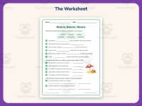 Nouns Fill in the Blanks Worksheet – 3rd Grade Grammar Practice preview 2