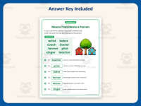 Nouns That Name a Person Worksheet – 2nd Grade Grammar Practice preview 3