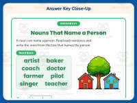 Nouns That Name a Person Worksheet – 2nd Grade Grammar Practice preview 7