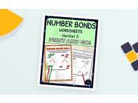Number Bonds for 3 Worksheets preview