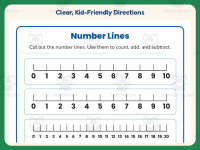 Number Lines Template – 1st Grade Graphing Practice preview 4