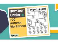 Number Order 1-20 preview