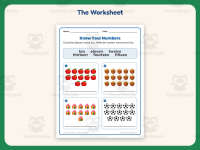 Number Recognition Worksheet – 1st Grade Counting Practice preview 2