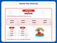 OA OW Worksheet – 2nd Grade Digraphs & Vowels Practice + Answer Key preview 7