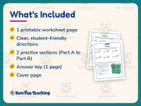 One Digit Divisor Division Worksheet – 4th Grade Math Practice preview 5