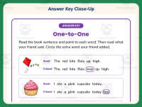 One to One Reading Accuracy Worksheet – 1st Grade Fluency Practice preview 7