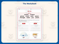 OO OU Worksheet – 2nd Grade Digraphs & Vowels Practice + Answer Key preview 2