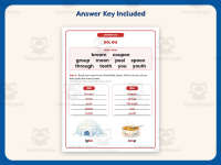 OO OU Worksheet – 2nd Grade Digraphs & Vowels Practice + Answer Key preview 3