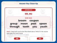 OO OU Worksheet – 2nd Grade Digraphs & Vowels Practice + Answer Key preview 7