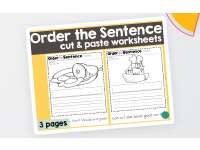 Green Eggs and Ham – Cut & Paste Sentence Activity preview