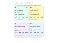 Ordering Numbers Least To Greatest Task Cards preview 4