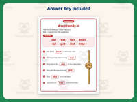 OT Word Family Worksheet – 1st Grade Word Families Practice preview 3