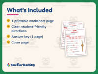 OT Word Family Worksheet – 1st Grade Word Families Practice preview 5