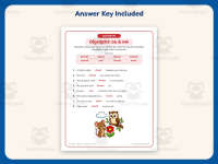 OU OW Digraphs Worksheet – 2nd Grade Long Vowels Practice + Answer Key preview 3