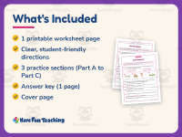 Our Freedoms Worksheet – 3rd Grade America & Government Practice preview 5