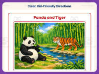 Panda and Tiger Reading Comprehension Worksheet – 3rd Grade Animals preview 4