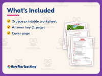Panda and Tiger Reading Comprehension Worksheet – 3rd Grade Animals preview 5