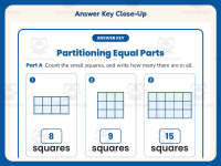 Partitioning Equal Parts Worksheet – 2nd Grade Fractions Practice preview 7