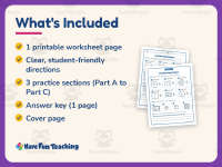 Partitioning Shapes Fractions Worksheet – 3rd Grade Math Practice preview 5