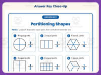 Partitioning Shapes Fractions Worksheet – 3rd Grade Math Practice preview 7