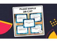 Passé simple - 28 CÀT / Past simple French grammar preview