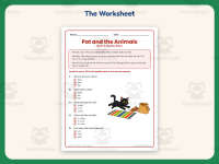 Pat and the Animals Phonics Reading Worksheet – 1st Grade Short Vowels preview 2