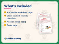 Pat and the Animals Phonics Reading Worksheet – 1st Grade Short Vowels preview 5