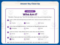 People Inferences Worksheet – 2nd Grade Reading Practice + Answer Key preview 7