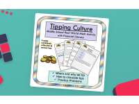 Percent Word Problems – Tipping & Gratuities Math preview